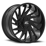 GT OFFROAD TOMAHAWK Gloss Black 22x12 -44 6x135/6x139.7 106.1