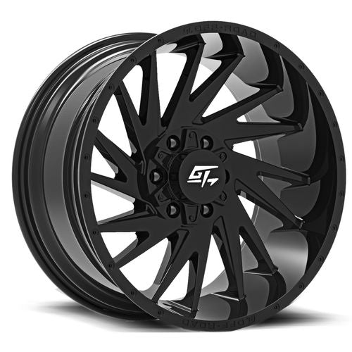 GT OFFROAD TOMAHAWK Gloss Black 24x12 -44 6x135/6x139.7 106.1