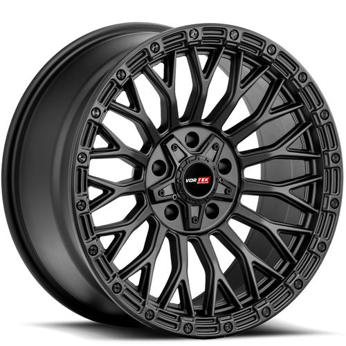 VORTEK VRT-607 Matte Black 17x9 -12 5x127/5x139.7 78.1