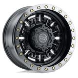 Black Rhino Hard Alloys ABRAMS Gloss Gun Black W/ Machined Dark Tint 17x8.5 +0 6X120 67.1