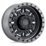 Black Rhino Hard Alloys ABRAMS Textured Matte Gunmetal 18x9.5 -18 6X135 87.1