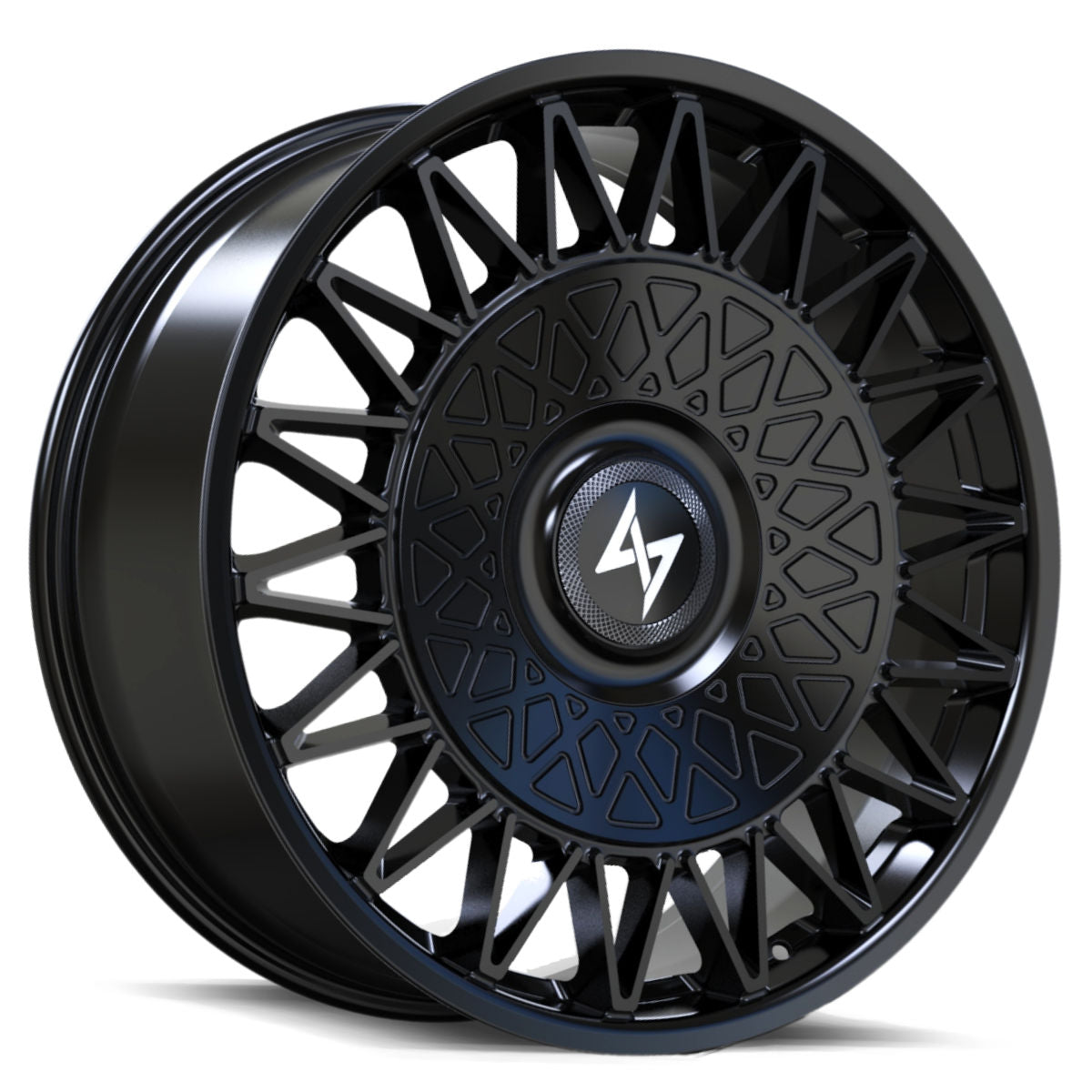 SENTALI LUXX CROWN Gloss Black 22x10.5 +25 5x112/5x115 71.6