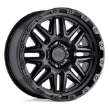 Black Rhino Hard Alloys ALAMO Matte Black W/ Black Bolts 17x9 -18 8X170 125.1