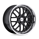 TSW VALENCIA Gloss Black W/ Mirror Cut Lip 19x9.5 +40 5X114.3 76.1