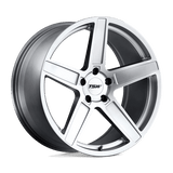 TSW ASCENT Matte Titanium Silver 18x8.5 +43 5X108 72.1