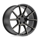 TSW CHRONO Matte Black W/ Machine Face & Dark Tint 20x10 +25 5X114.3 76.1