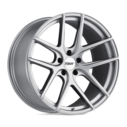 TSW GENEVA Matte Titanium Silver 20x10.5 +25 5X120 76.1