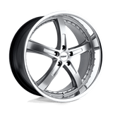 TSW JARAMA Hyper Silver W/ Mirror Cut Lip 18x9.5 +20 5X120 76.1