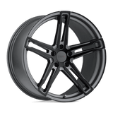 TSW MECHANICA Matte Gunmetal W/ Matte Black Face 17x8 +35 5X120 76.1