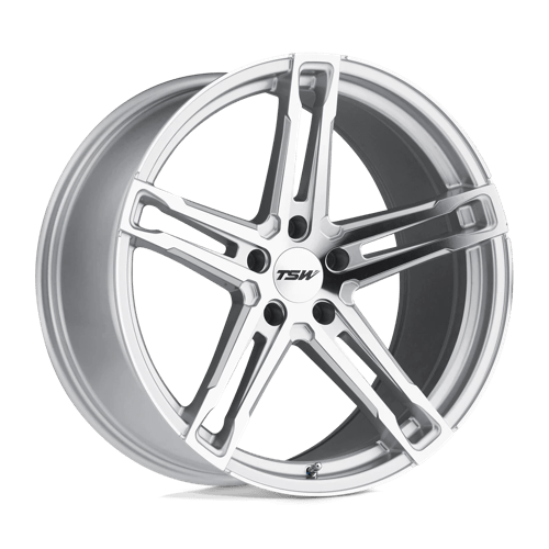 TSW MECHANICA Silver W/ Mirror Cut Face 19x9.5 +39 5X120 76.1