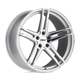 TSW MECHANICA Silver W/ Mirror Cut Face 20x10 +25 5X112 72.1