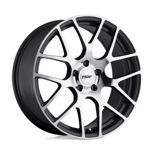 TSW NURBURGRING Gunmetal W/ Mirror Cut Face 20x10 +40 5X112 72.1