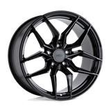 TSW SILVANO Gloss Black 17x8 +32 5X112 66.56