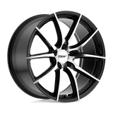 TSW SPRINT Gloss Black W/ Mirror Cut Face 18x8.5 +40 5X120 76.1