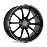 TSW SWEEP Matte Black W/ Gloss Black Lip 19x8.5 +40 5X114.3 76.1