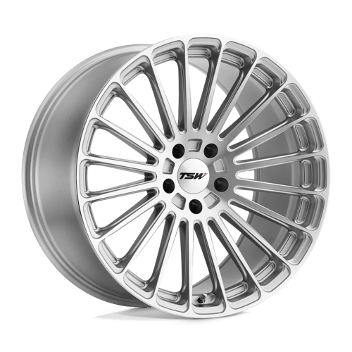 TSW TURBINA Titanium Silver W/ Mirror Cut Face 20x8.5 +40 5X108 72.1