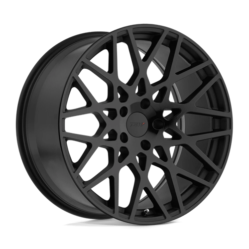 TSW VALE Double Black - Matte Black W/ Gloss Black Face 20x10 +25 5X120 76.1