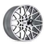 TSW VALE Silver W/ Mirror Cut Face 20x10 +40 5X120 76.1