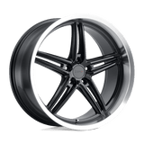 TSW VARIANTE Gloss Black W/ Machined Lip 20x9 +30 5X114.3 76.1