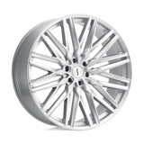 Status ADAMAS Silver W/ Mirror Cut Face 22x9.5 +30 6X132 74.5