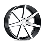 Status JOURNEY Gloss Black W/ Machined Face 22x9.5 +15 5X120 74.1