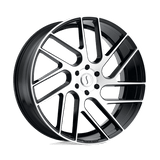 Status JUGGERNAUT Gloss Black W/ Machined Face 20x9 +20 5X139.7 78.1