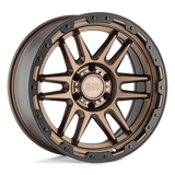 Black Rhino Hard Alloys APACHE Matte Bronze W/ Black Ring & Black Bolts 17x8.5 -18 5X127 71.6