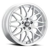 ESR AP1 HYPER SILVER/MACHINE LIP 18x9.5 +35 5X100 72.6