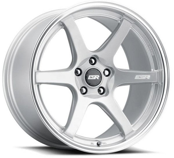 ESR AP6 HYPER SILVER/MACHINE LIP 19x10.5 +22 5x114.3 72.6