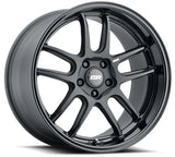 ESR AP8 Matte Black Gloss Black 18x8.5 +30 5x114.3 72.6