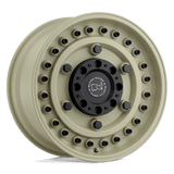 Black Rhino Hard Alloys ARMORY Desert Sand 17x9.5 +6 8X170 125.1