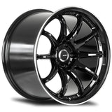 Avid 1 AV-40 GLOSS BLACK - MACHINED EDGE 18x10.5 +22 5x114.3 73.1
