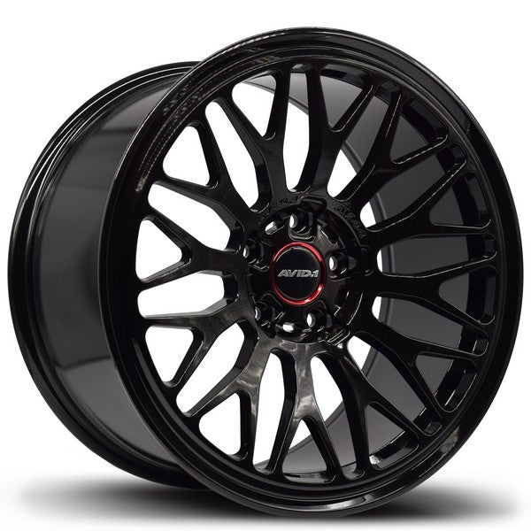 Avid 1 AV-44 Gloss Black 18x8.5 +35 5x114.3 73.1