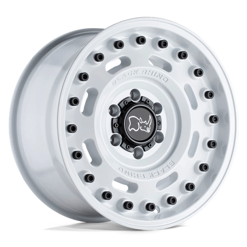 Black Rhino Hard Alloys AXLE Gloss White 18x9.5 -18 6X139.7 112.1