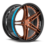 SENTALI BARREL SB3 Gloss Black Lip / Gloss Bronze Centre 20x9 +25 5x120 72.6