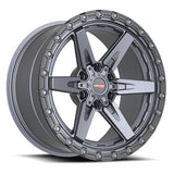 VORTEK VRT-602 Matte Titanium Black Bead Ring 18x9 +0 6x135/6x139.7 106.1