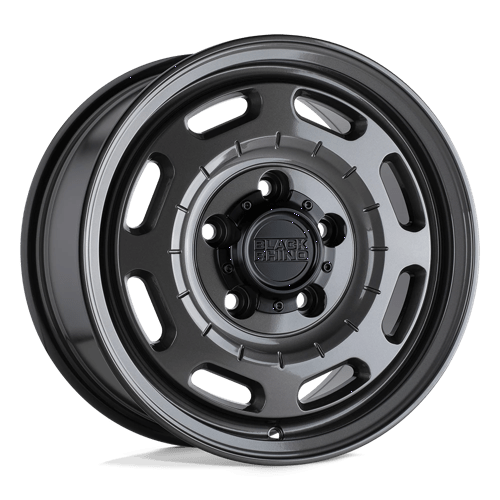 Black Rhino Hard Alloys BANDOLIER Gloss Gunmetal 16x8 +45 5X130 78.1