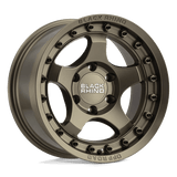 Black Rhino Hard Alloys BANTAM Matte Bronze 16x8 -10 5X127 71.6