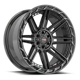 VORTEK VRP-501 Black Diamond Cut Ring W/ Dark Tint 20x9 +0 5x139.7/5x150 110.3