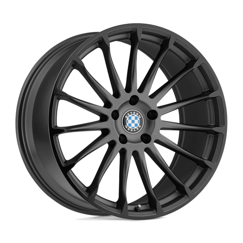 Beyern AVIATIC Matte Gunmetal W/ Gloss Black Lip 18x8.5 +40 5X120 72.56