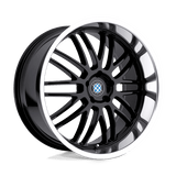 Beyern MESH Gloss Black W/ Mirror Cut Lip 19x8.5 +30 5X120 72.56