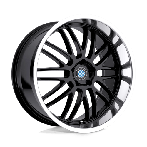 Beyern MESH Gloss Black W/ Mirror Cut Lip 17x8 +15 5X120 74.1