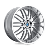 Beyern MESH Silver W/ Mirror Cut Lip 20x10 +25 5X120 74.1