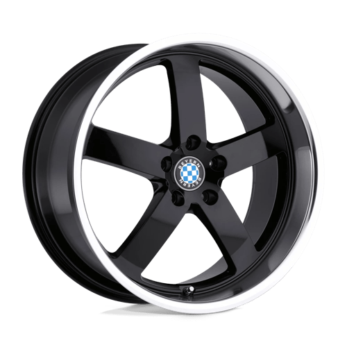 Beyern RAPP Gloss Black W/ Mirror Cut Lip 18x9.5 +30 5X120 72.56