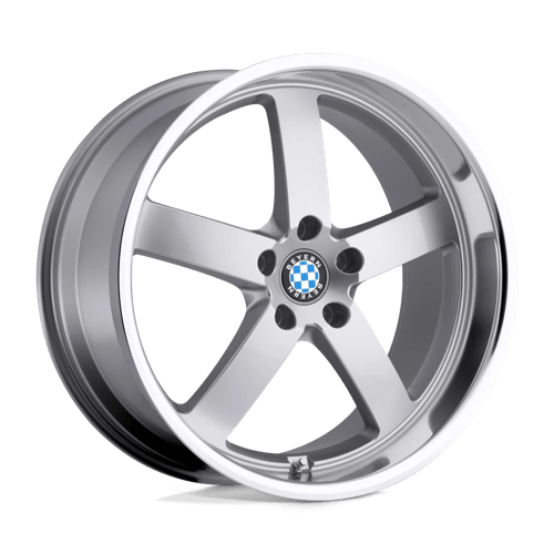 Beyern RAPP Silver W/ Mirror Cut Lip 17x8 +15 5X120 74.1