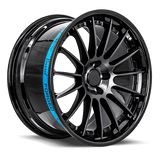 SENTALI BARREL SB2 Gloss Black Lip / Matte Black Centre 19x9.5 +25 5x120 72.6