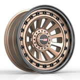 VORTEK VRD-702 Matte Bronze Black Bolts / Lip 18x9 +0 6x135/6x139.7 106.1