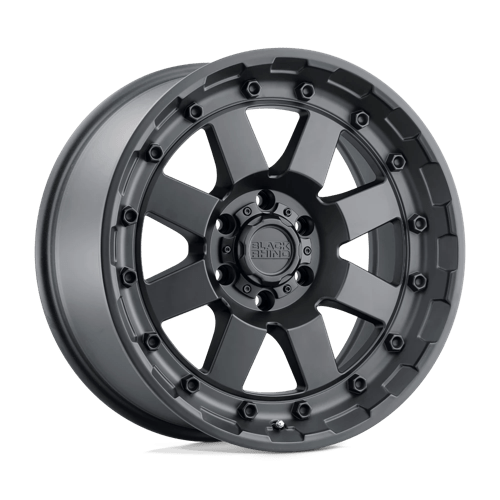 Black Rhino Hard Alloys CLEGHORN Matte Black 20x9 -18 5X127 71.6