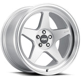 ESR CR5 HYPER SILVER/MACHINE LIP 19x9 +20 5x114.3 72.6