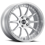 ESR CS12 HYPER SILVER/MACHINE LIP 18x9.5 +22 5X120 72.6